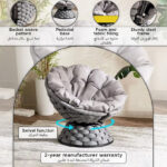 Vera Erica Swivel Outdoor Chair with Cushion