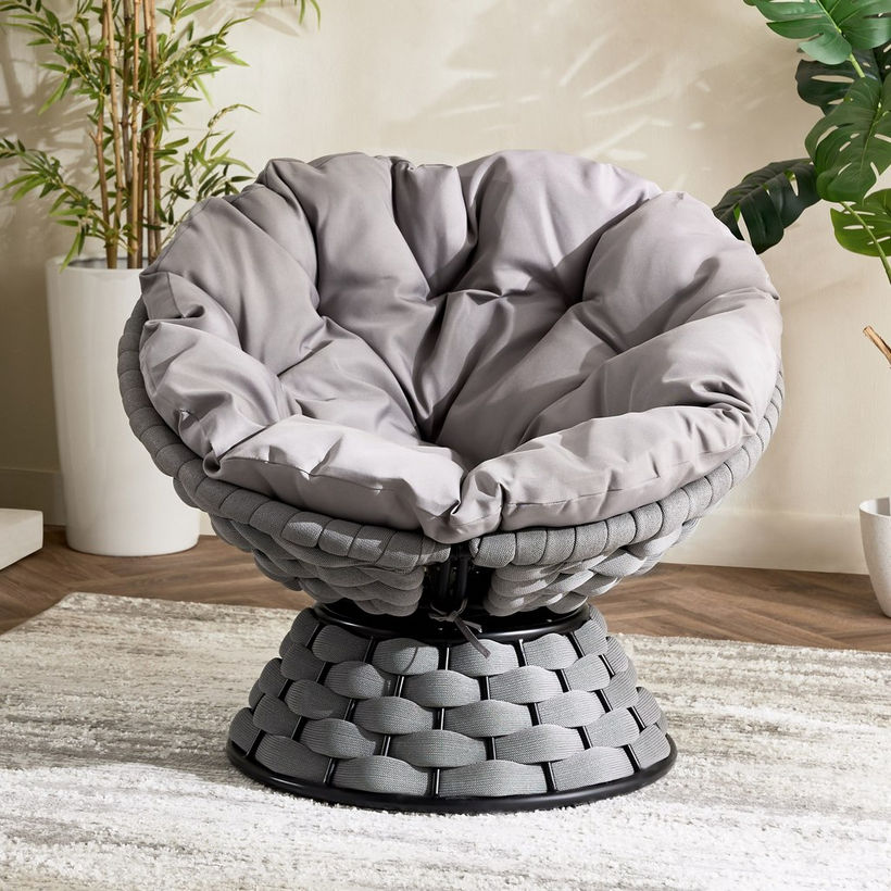 Vera Erica Swivel Outdoor Chair with Cushion - Image 3
