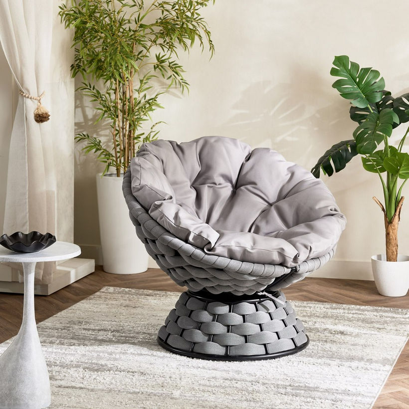 Vera Erica Swivel Outdoor Chair with Cushion - Image 9