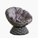 Vera Erica Swivel Outdoor Chair with Cushion