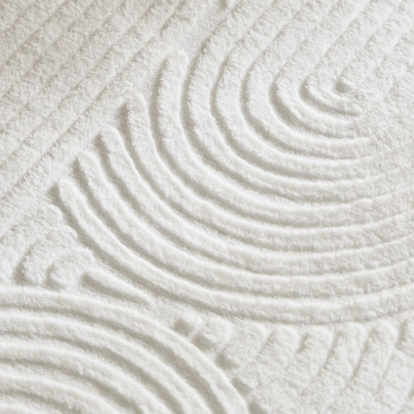 Zara Hena Jacquard Rabbit Fur Rug - 60x150 cm - Image 6