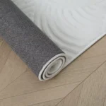 Zara Hena Jacquard Rabbit Fur Rug - 120x170 cm