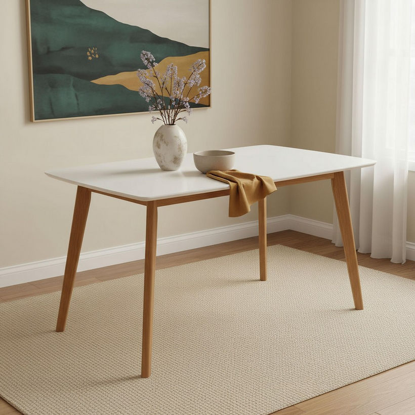 Scandi 6-Seater Dining Table - Image 6