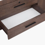 Movo Hotelya 6 Door Wardrobe with 2 Drawers Locks and Mirrors