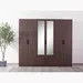 Movo Hotelya 6 Door Wardrobe with 2 Drawers Locks and Mirrors - Image 9