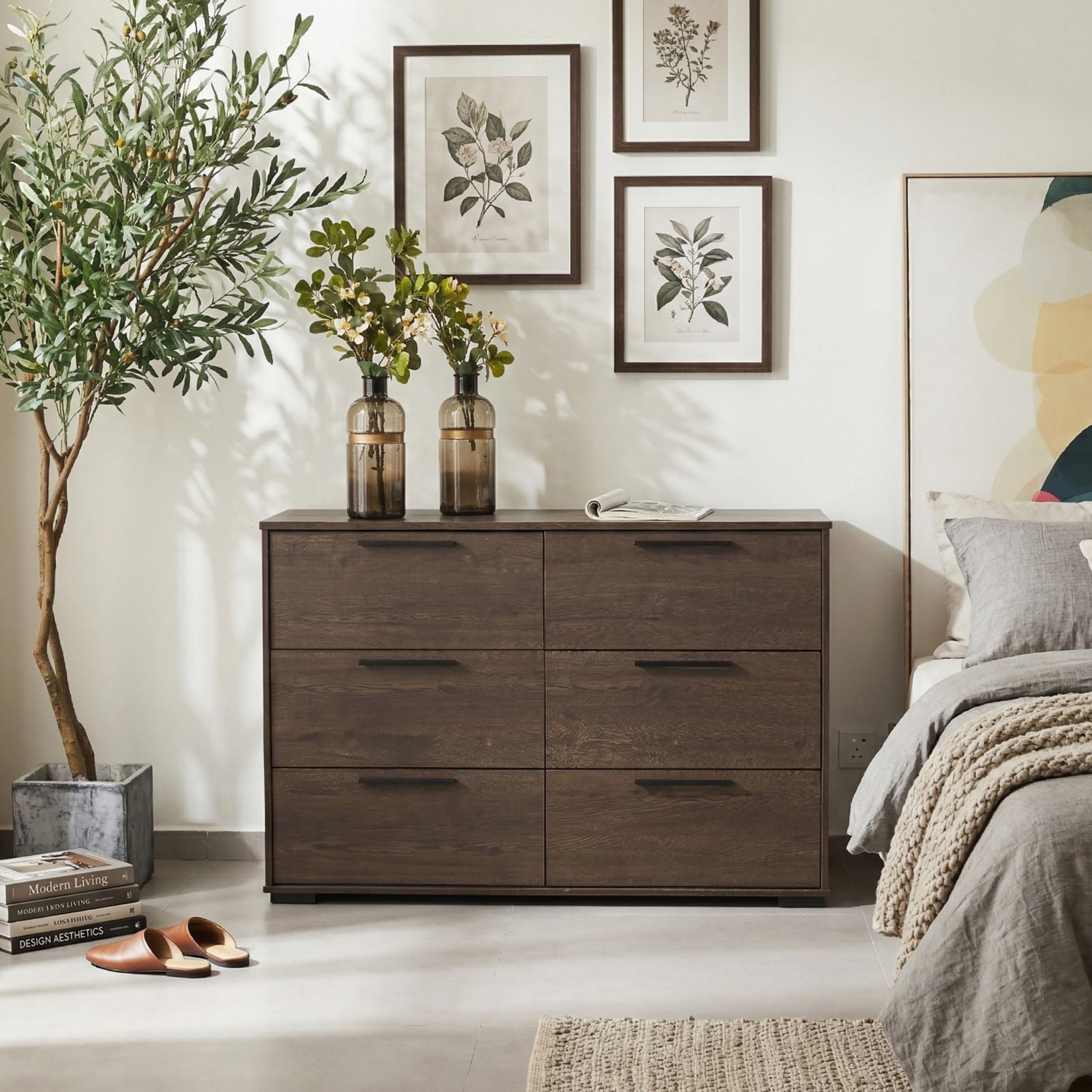 Movo Hotelya 6 Drawer Master Dresser