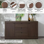 Riccardo 2-Door 3-Drawer Sideboard - 1.6 M