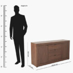 Riccardo 2-Door 3-Drawer Sideboard - 1.6 M
