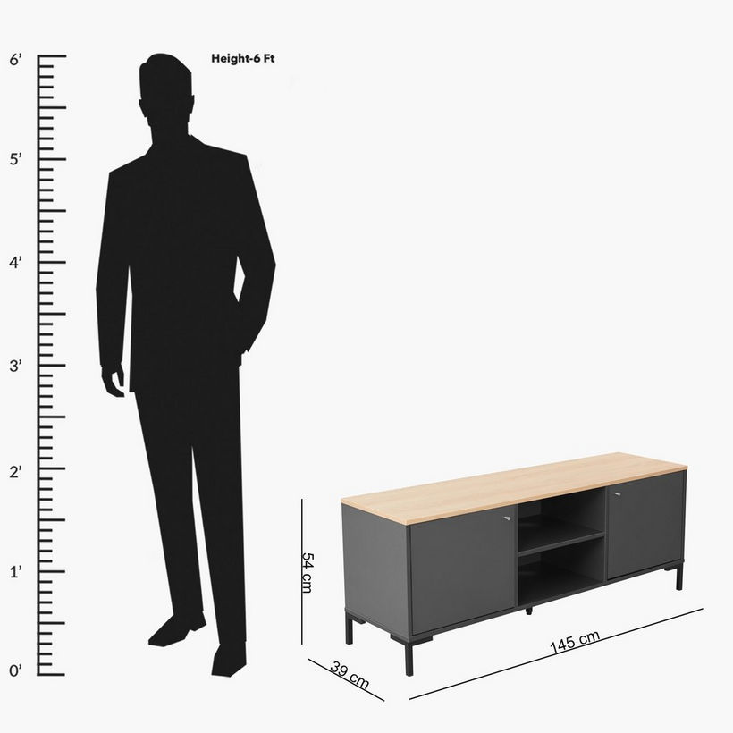 Siesta 1.45 Meter TV Unit for TV up to 60 inches - Image 7