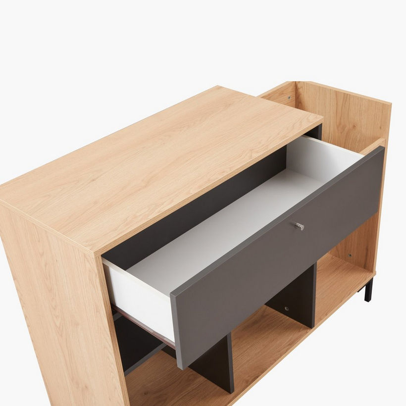 Siesta 1-Drawer Bookcase Console - Image 4