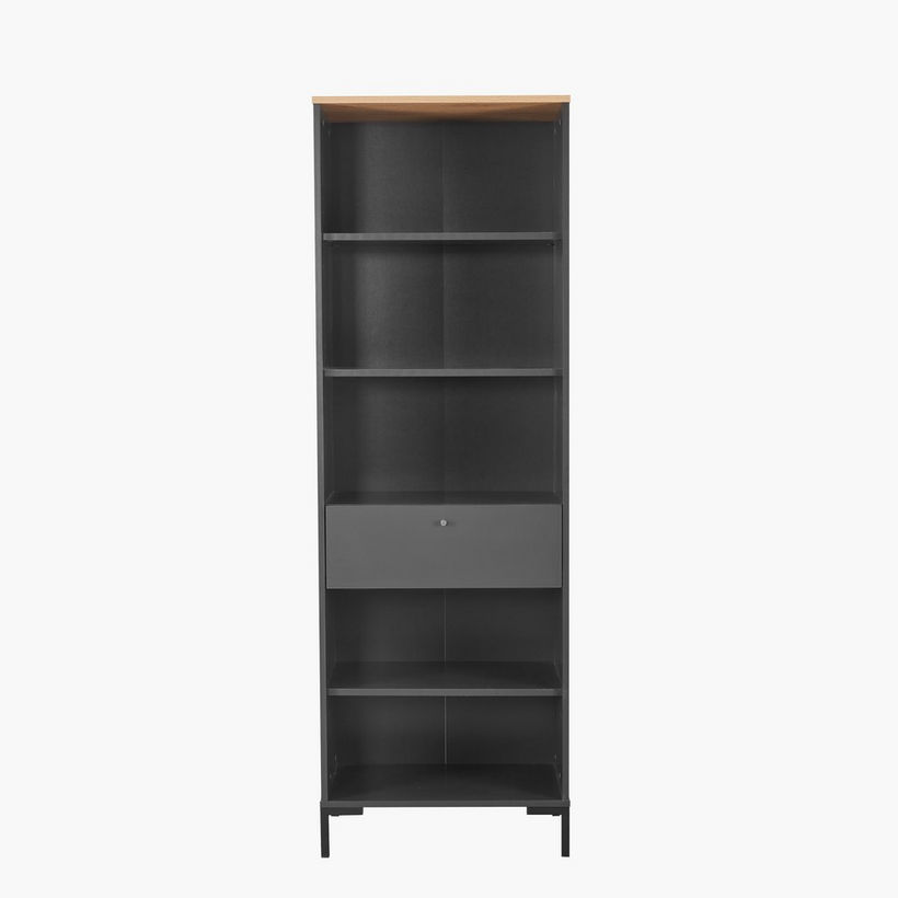 Siesta Tall Bookcase with Drawer - Image 4