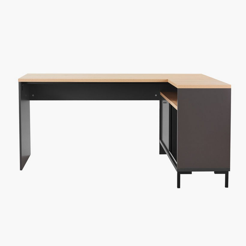 Siesta Corner Study Desk with Open Shelf and Door - Image 3