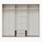 Startford 6-Door Wardrobe with 2 Reflective Mirrors