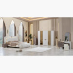 Startford 6-Door Wardrobe with 2 Reflective Mirrors