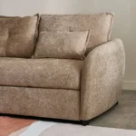 Olbia 3-Seater Fabric Left Corner Sofa Bed with Chaise Storage