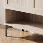 Eris 32-Pair Shoe Cabinet with Open Shelf and 4 Doors