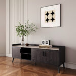 Marwell 1.5 Meter TV Unit with Sintered Stone Top for TV up to 65 inches