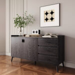 Marwell 1.5 Meter 2-Door Sideboard with Sintered Stone Top and 3-Drawers