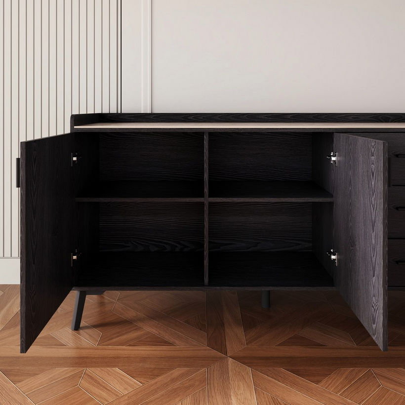 Marwell 1.5 Meter 2-Door Sideboard with Sintered Stone Top and 3-Drawers - Image 5