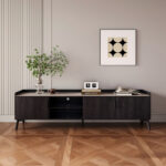 Marwell 2 Meter TV Unit with Sintered Stone Top for TV up to 80 inches