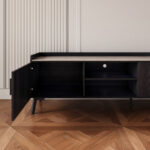 Marwell 2 Meter TV Unit with Sintered Stone Top for TV up to 80 inches