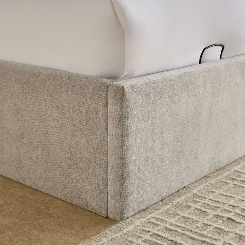 Movo Hampton Carter Upholstered Hydraulic Queen Bed - 160x200 cm - Image 10