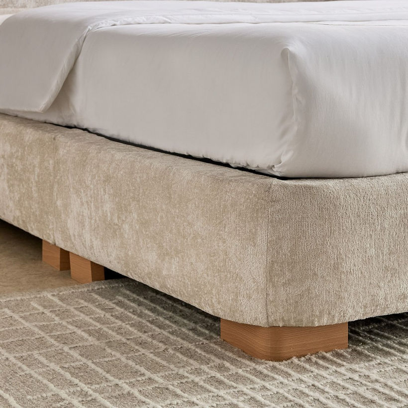 Movo Liberty Trevi Upholstered King Bed - 180x200 cm - Image 5