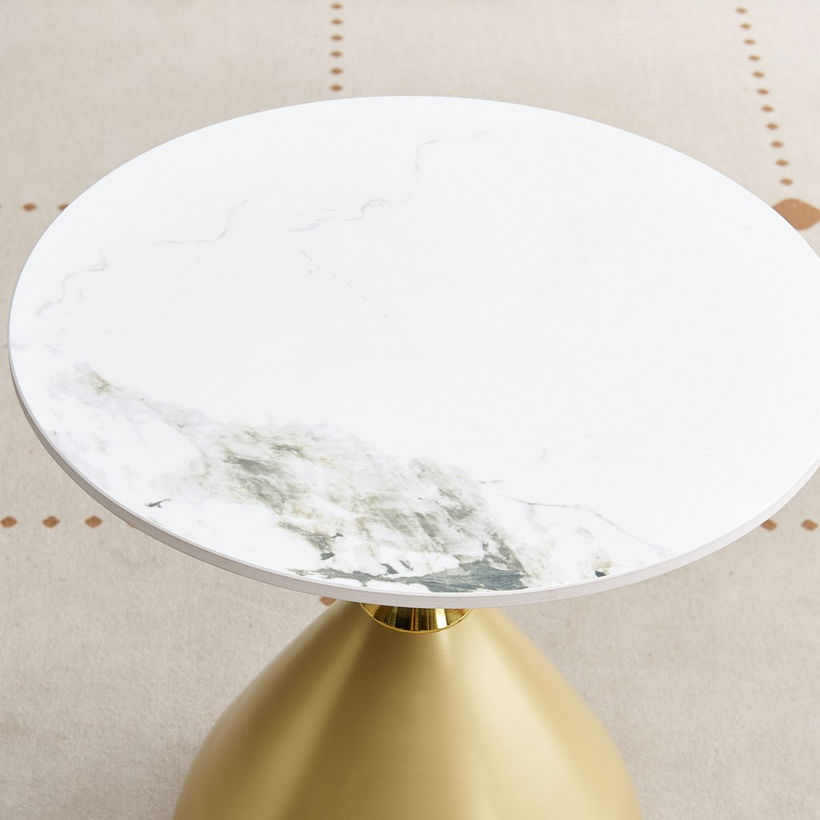 Movo Jonna Sintered Stone Top Round End Table - Image 3