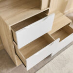 Edison 3 Drawer Multipurpose Entryway Cabinet with Cloth Hanger