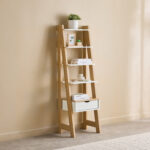 Parker Jude 4-Tier Bookcase Multipurpose Shelving Unit with Drawer