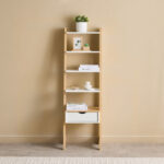 Parker Jude 4-Tier Bookcase Multipurpose Shelving Unit with Drawer