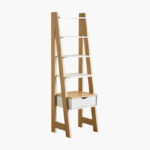 Parker Jude 4-Tier Bookcase Multipurpose Shelving Unit with Drawer