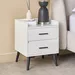 Marwell Compact 2-Drawer Sintered Stone Top Nightstand - Image 11
