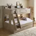 Ivory Halmstad Single Bunk Bed with Trundle - 90x200 and 120x200 cm - Image 11