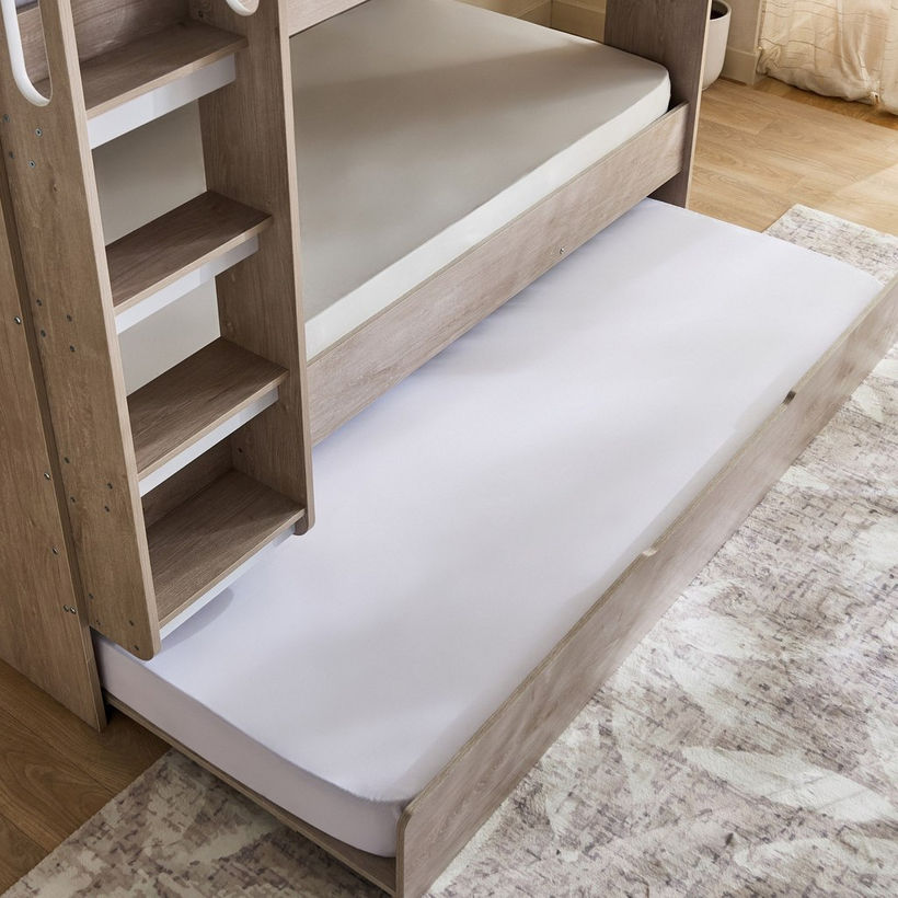 Ivory Halmstad Single Bunk Bed with Trundle - 90x200 cm - Image 6