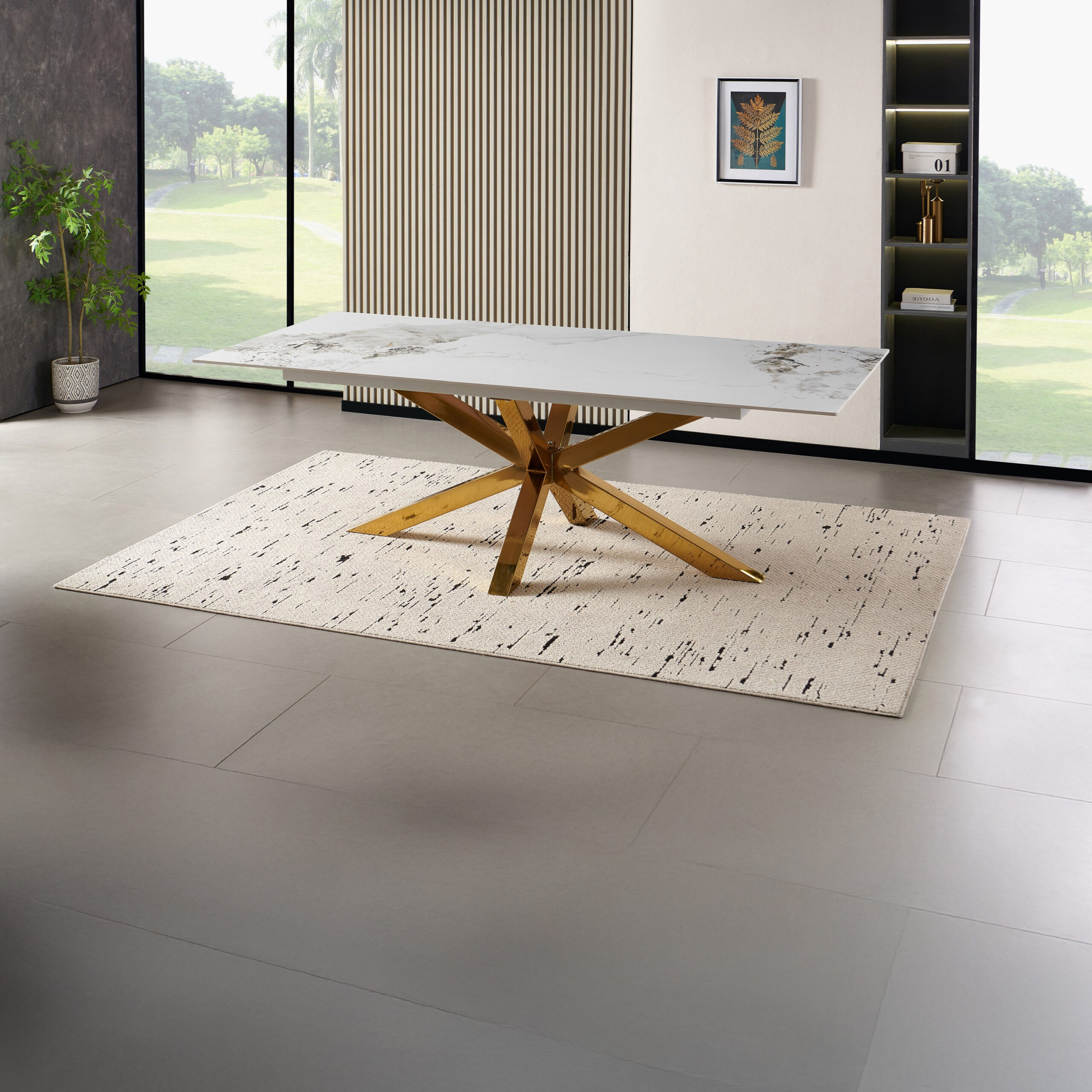 Welwick 8-Seater Sintered Stone Dining Table