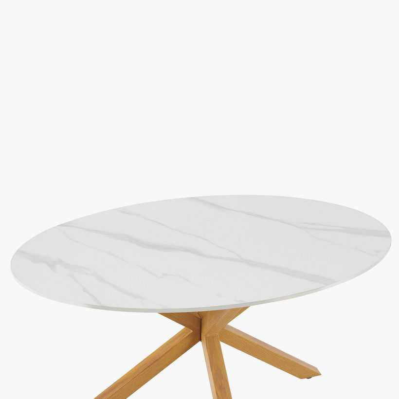 Welwick Oval Sintered Stone Top Coffee Table - Image 5