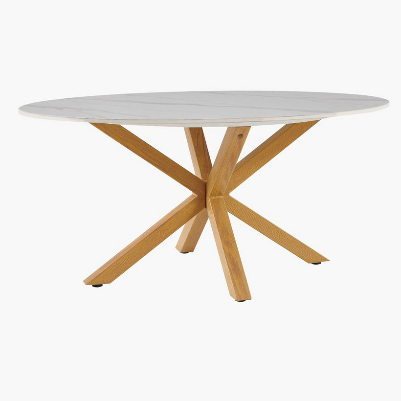 Welwick Oval Sintered Stone Top Coffee Table - Image 6
