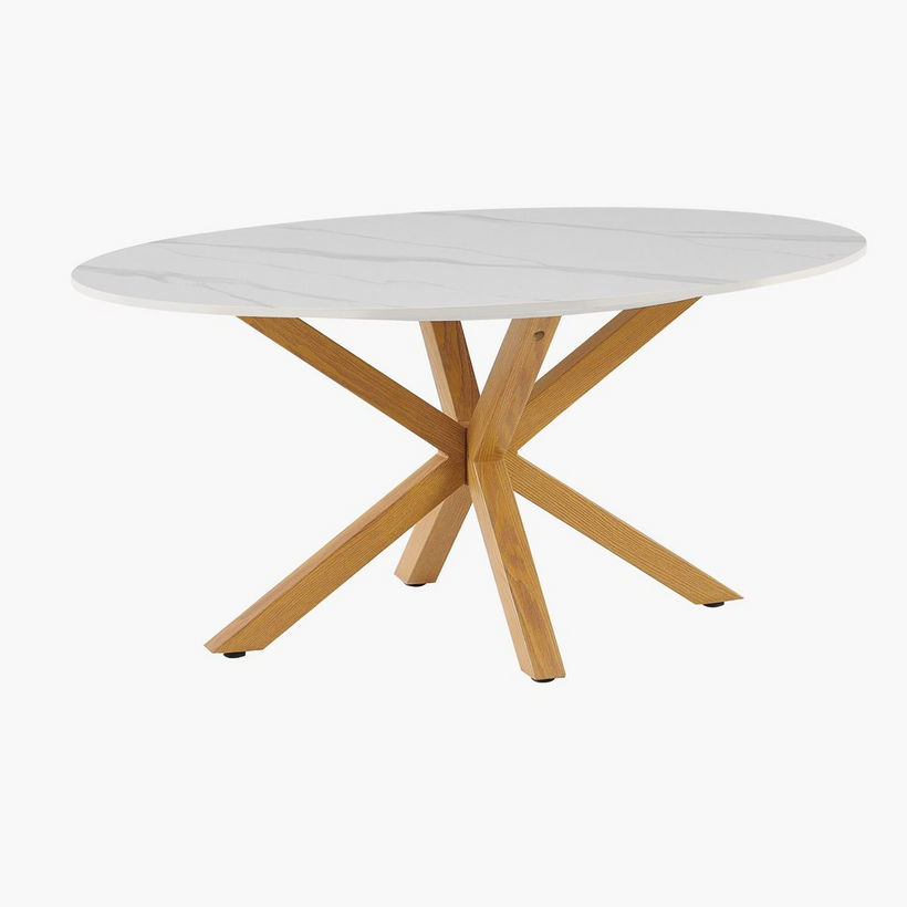 Welwick Oval Sintered Stone Top Coffee Table - Image 7