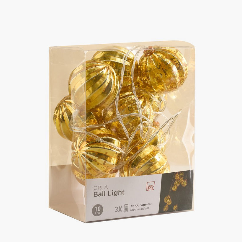 Orla 3AA 10 LED Ball with Stripes String Light - 172 cm - Image 2