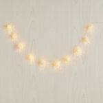 Rattan Ball 3AA 10 LED Stipe String Light - 172 cm