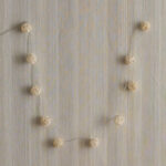 Rattan Ball 3AA 10 LED Stipe String Light - 172 cm