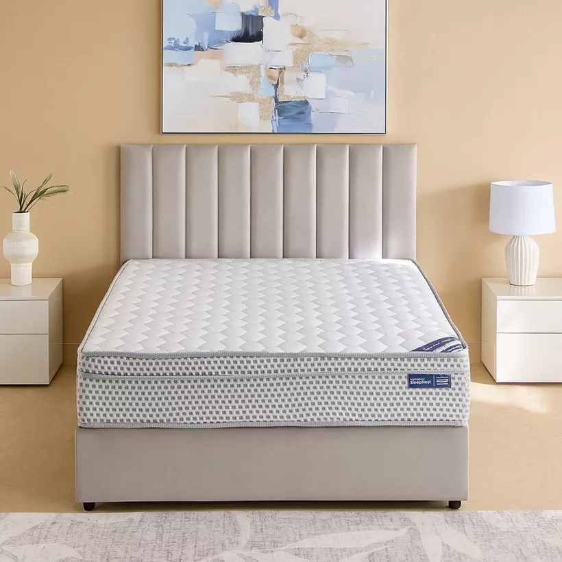 iSleepEase Repose Nxt Box Top Bonnell Spring Queen Mattress - 160x200x24 cm - Image 4