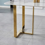 Pearl 6-Seater Sintered Stone Top Dining Table