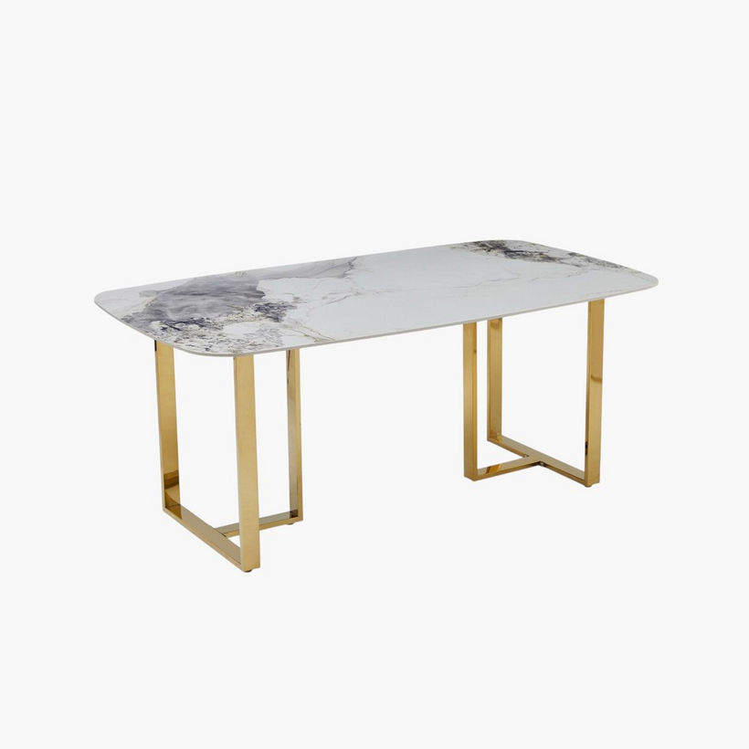 Pearl 6-Seater Sintered Stone Top Dining Table - Image 11