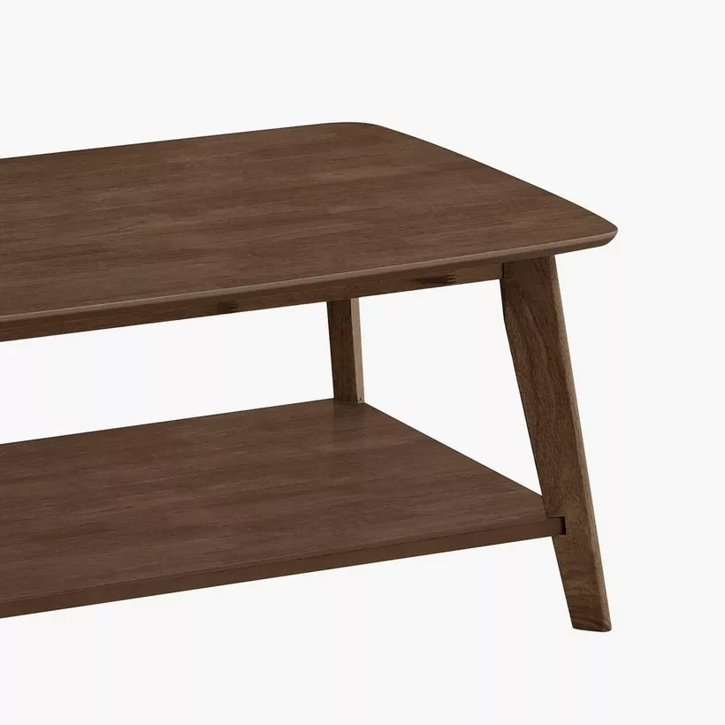 Scandi Coffee Table with Shelf - Image 2