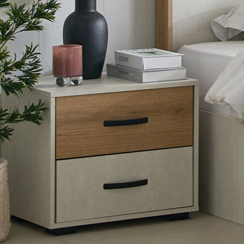 Athens Rise 2-Drawer Nightstand - Image 2