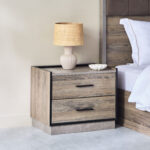 Europe 2-Drawer Nightstand