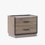 Europe 2-Drawer Nightstand