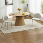 Aviana 6-8 Seater Extendable Veneer Dining Table